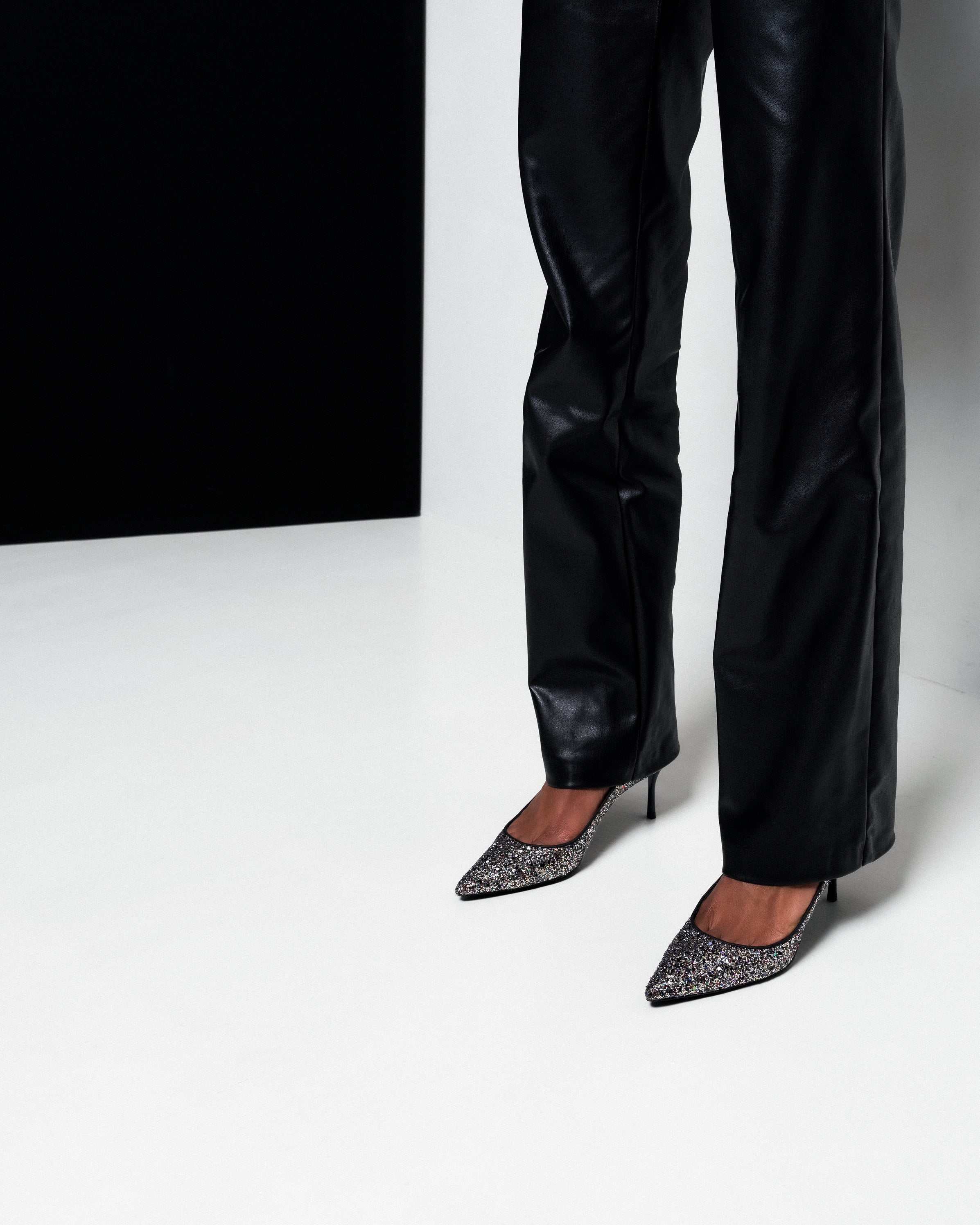 10 am Monday at the office - recycled glitter